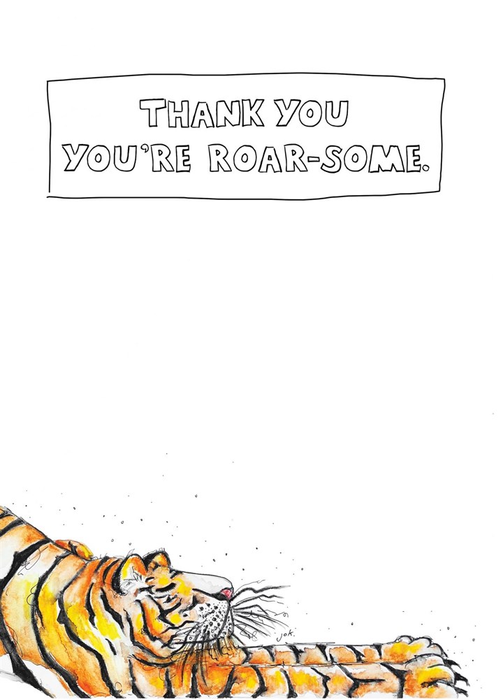 Thank You, You're Roar-Some Card
