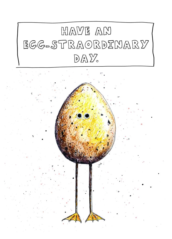 Easter Birthday Card - An Egg-straordinary Card