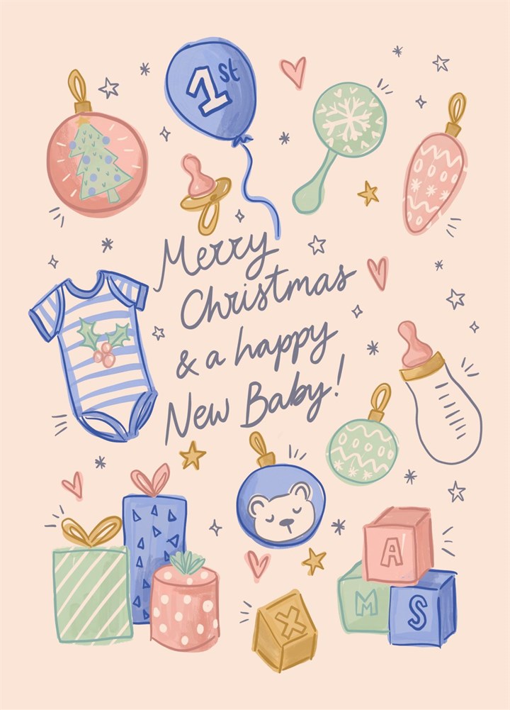 Baby's First Christmas Card