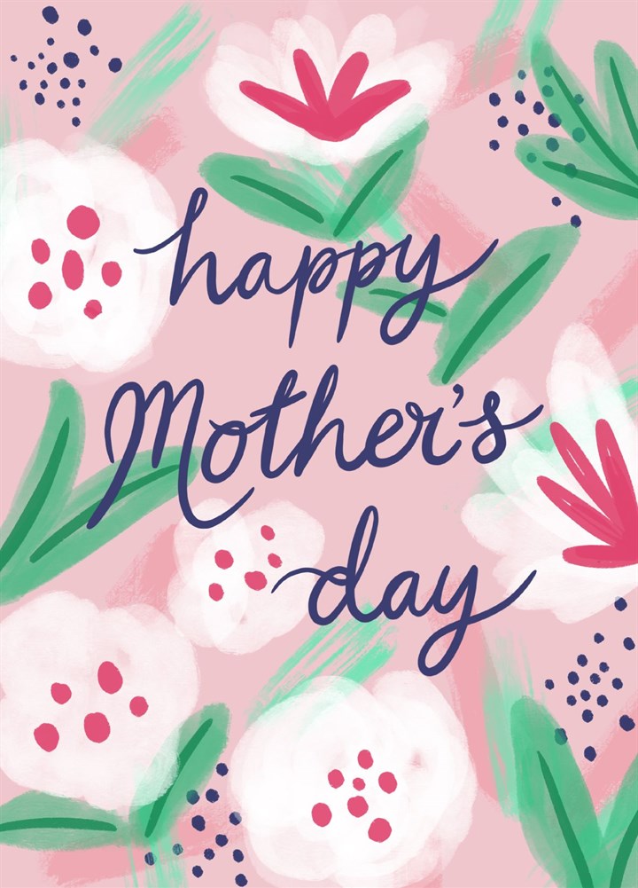 Happy Mother's Day Fashion Floral Card