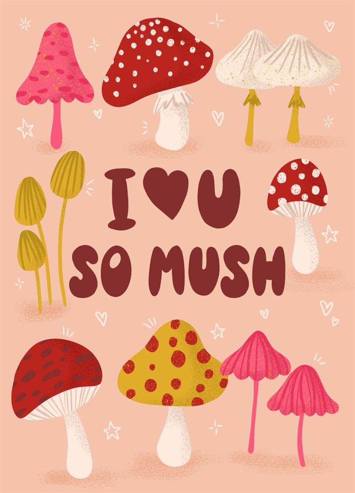 Love You So Mush Valentine's Card