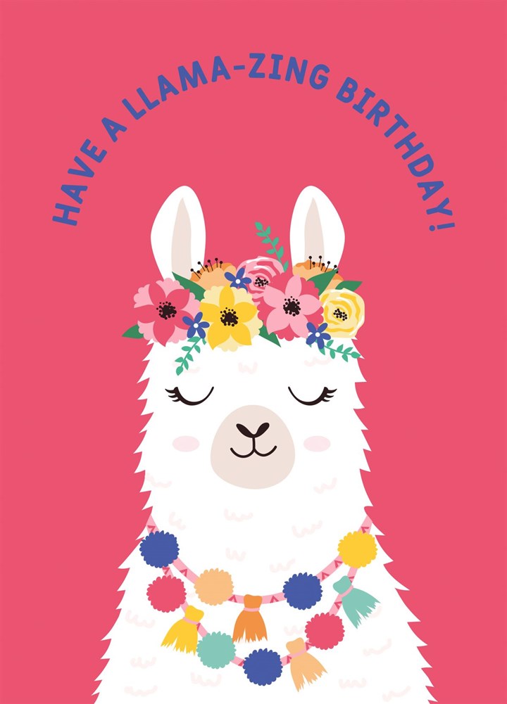 Have A Llama-zing Birthday Card