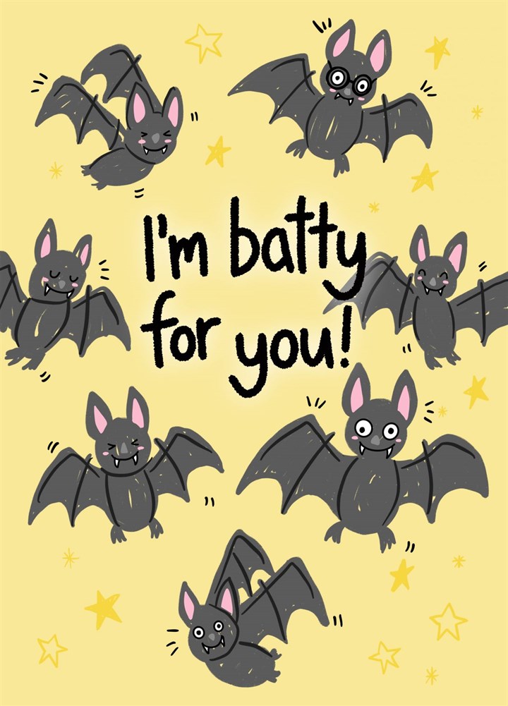 Batty For You Card