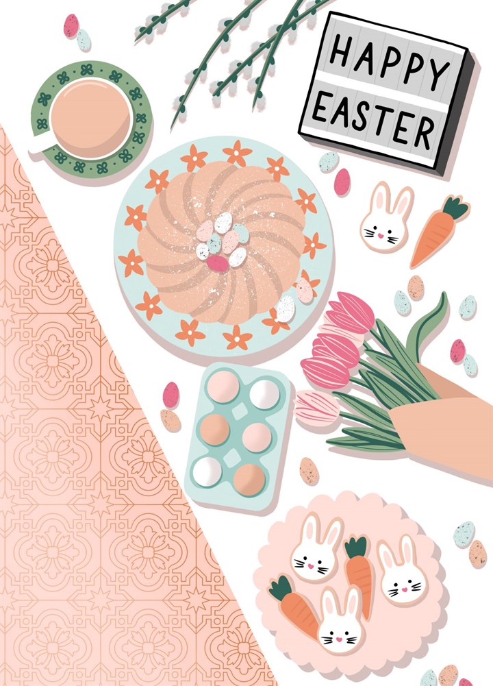 Easter Treats Table Card