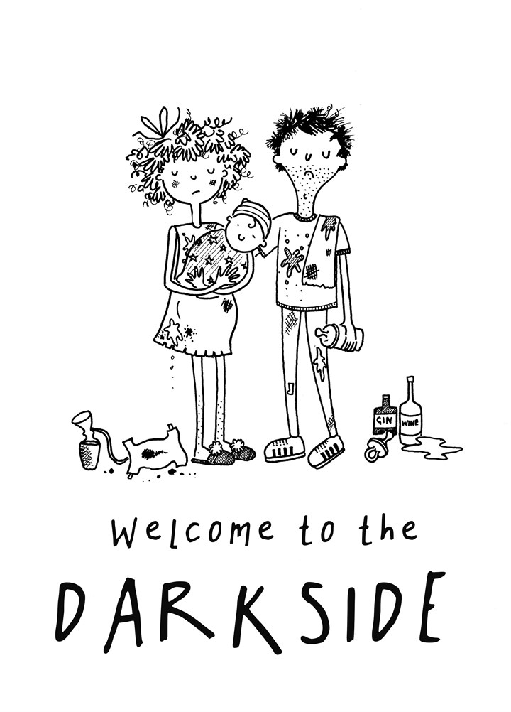 Welcome To The Dark Side Card