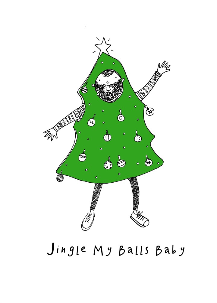 Jingle My Balls Baby Card