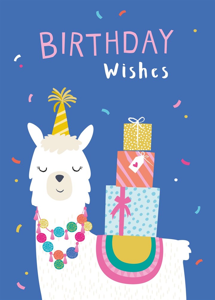 Fun Llama Birthday Card