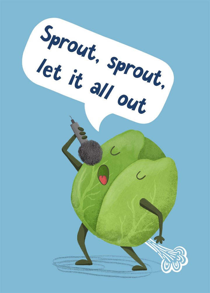 Sprout Let It All Out Card