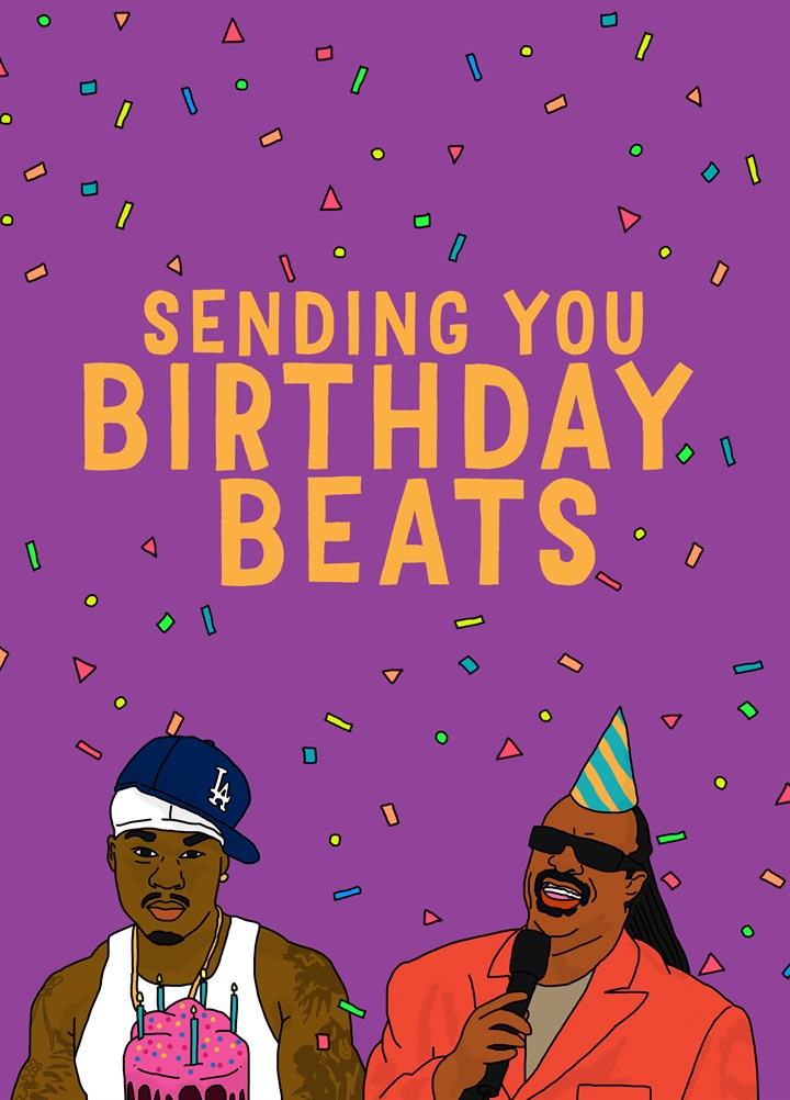 Sending You Birthday Beats Card