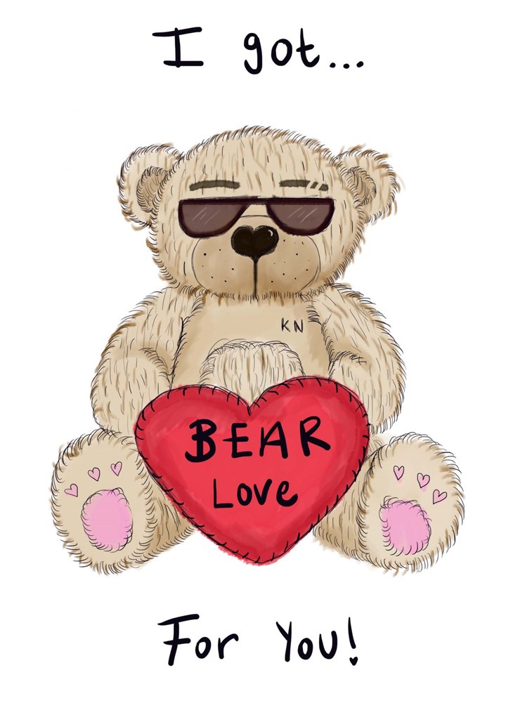 Bear Love Card