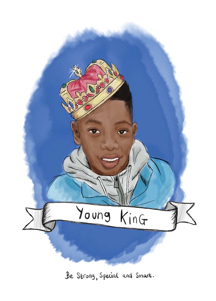 Young King Card