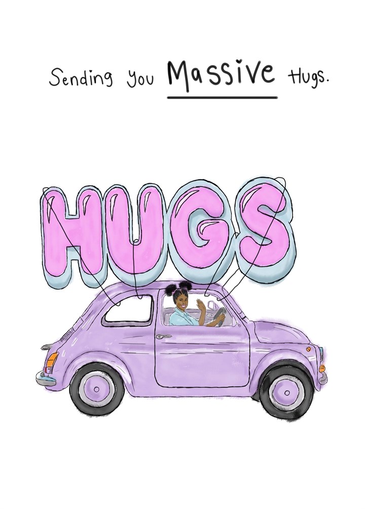 Sending You Massive Hugs Card