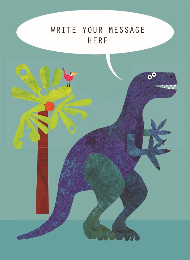 Dino Personalised Card