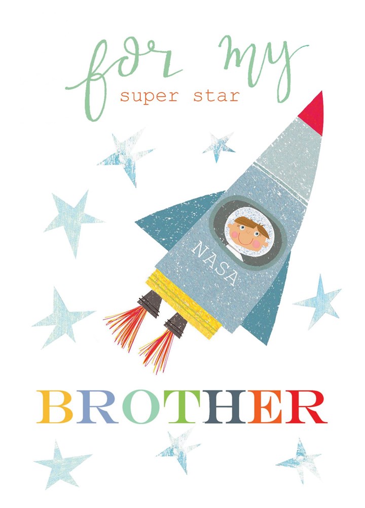 Rocket Brother Card