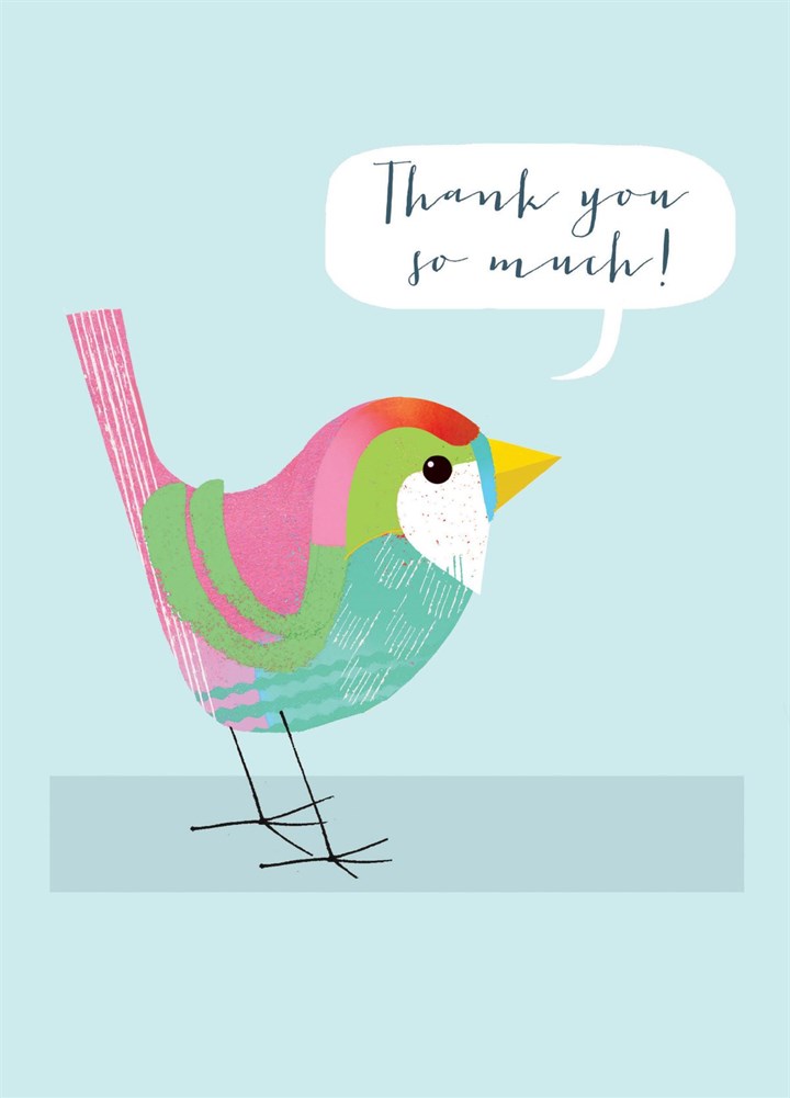 Thank You Birdie Card