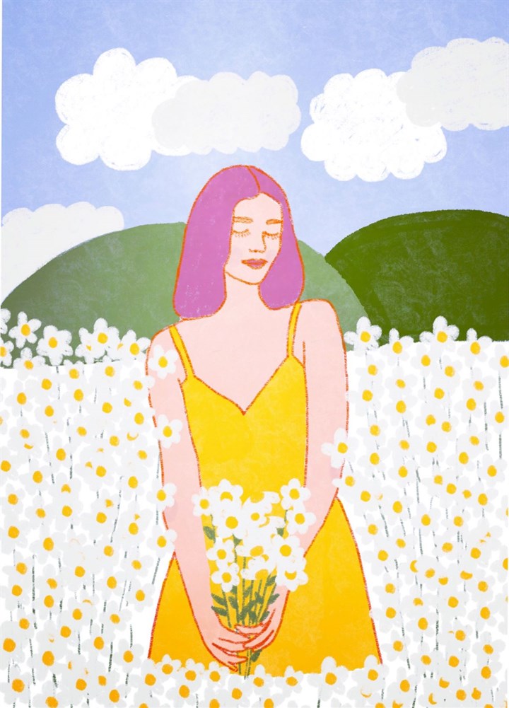 Field Of Daisies Card