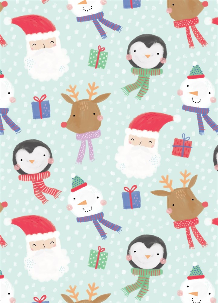 Happy Christmas Pattern Card