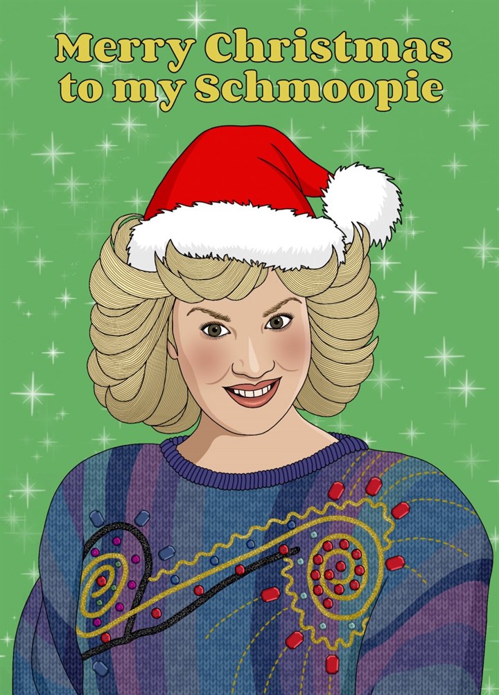 Beverly Goldberg Christmas Schmoopie Card