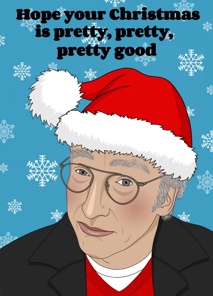 Larry David Curb Your Enthusiasm Christmas Card
