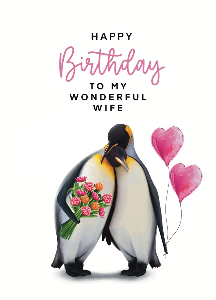 Birthday Penguins Card