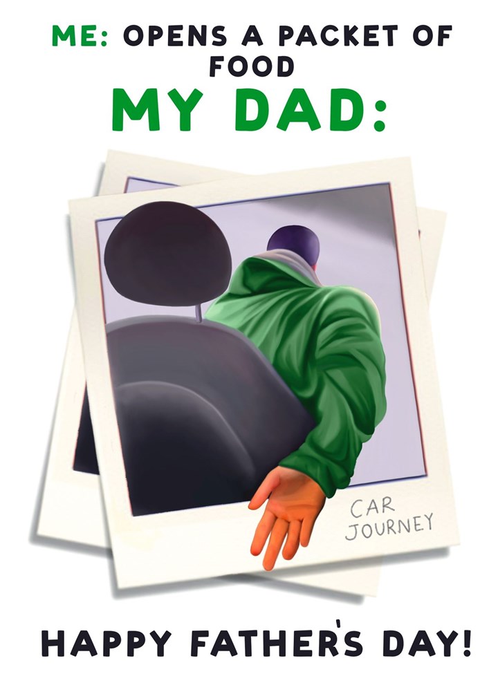Father's Day Car Snacks Card