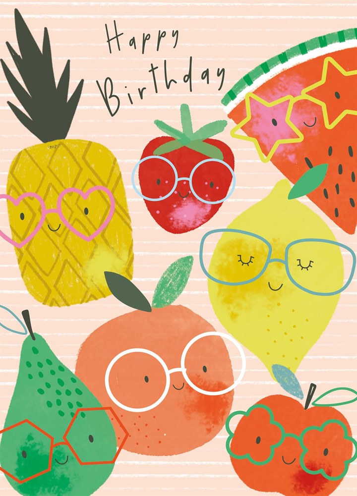 Happy Birthday Tutti-Fruity ! Card