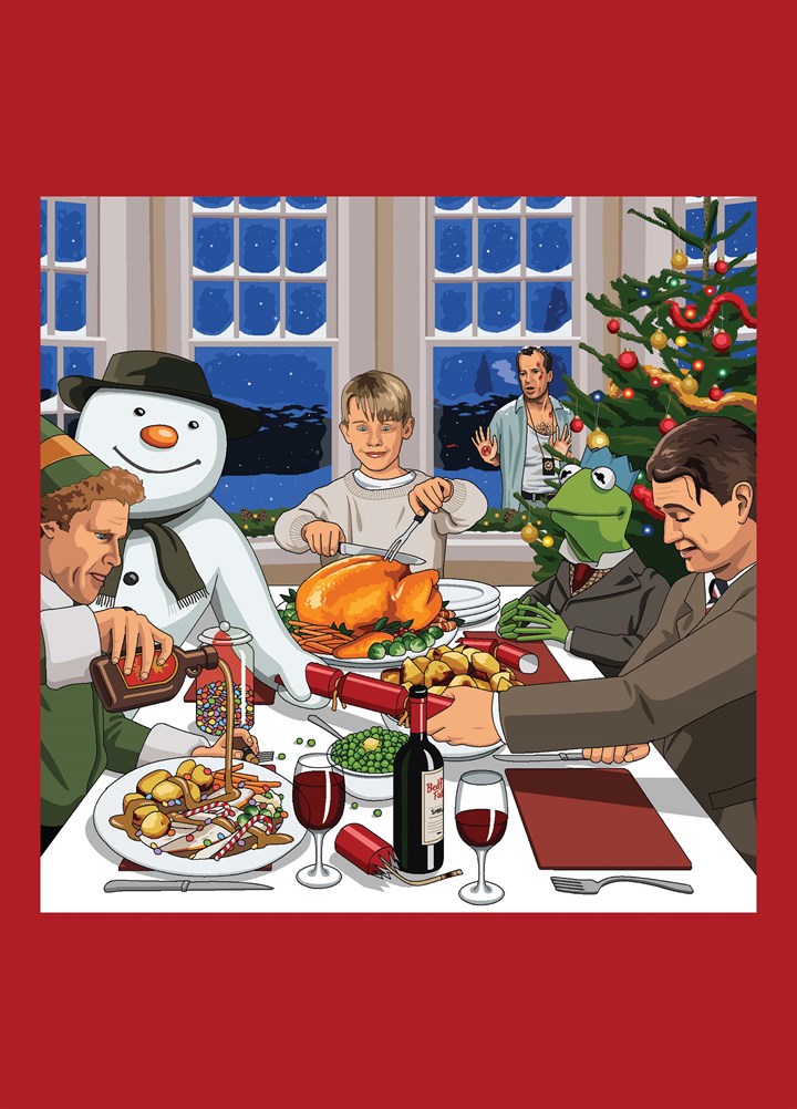 A Lovely Christmas Dinner Card