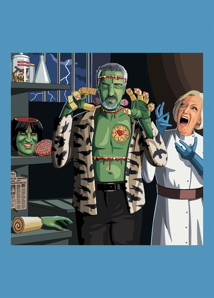 Mary Berry's Frankenstein Card