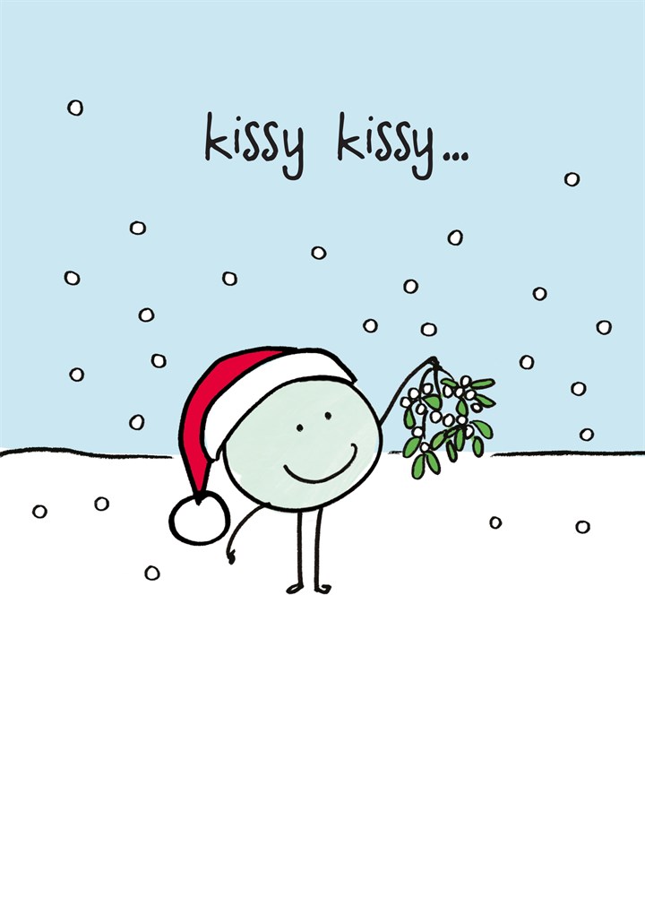 Kissy Kissy Christmas Card