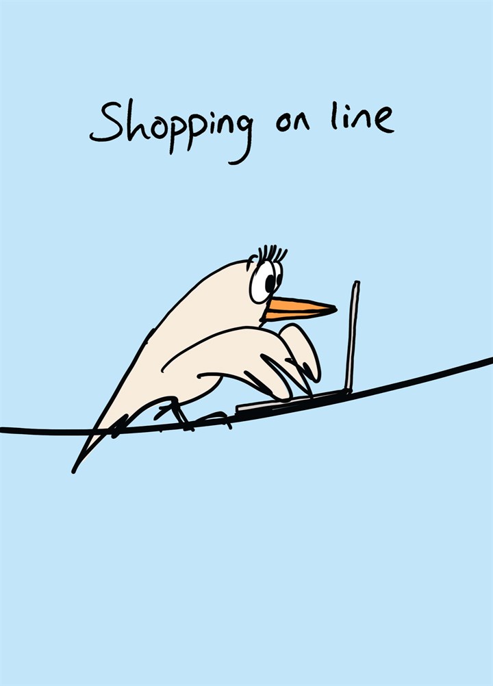 Shopping On Line Card