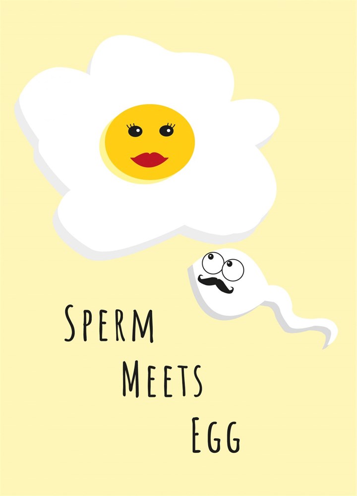 Sperm Meets Egg Card