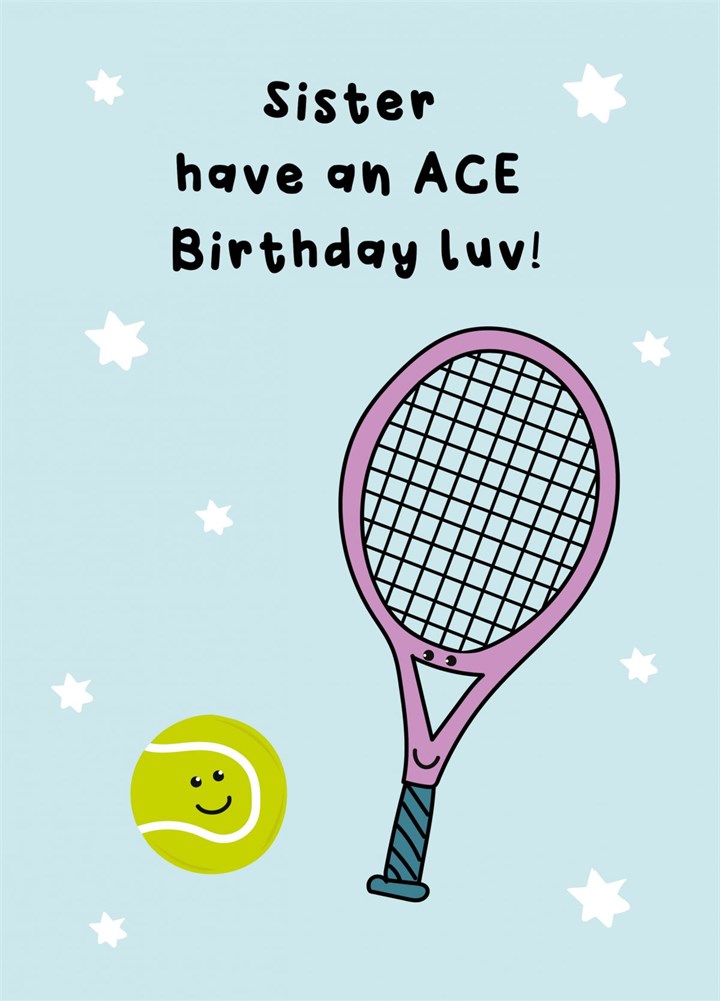 Sister Have An Ace Birthday Card