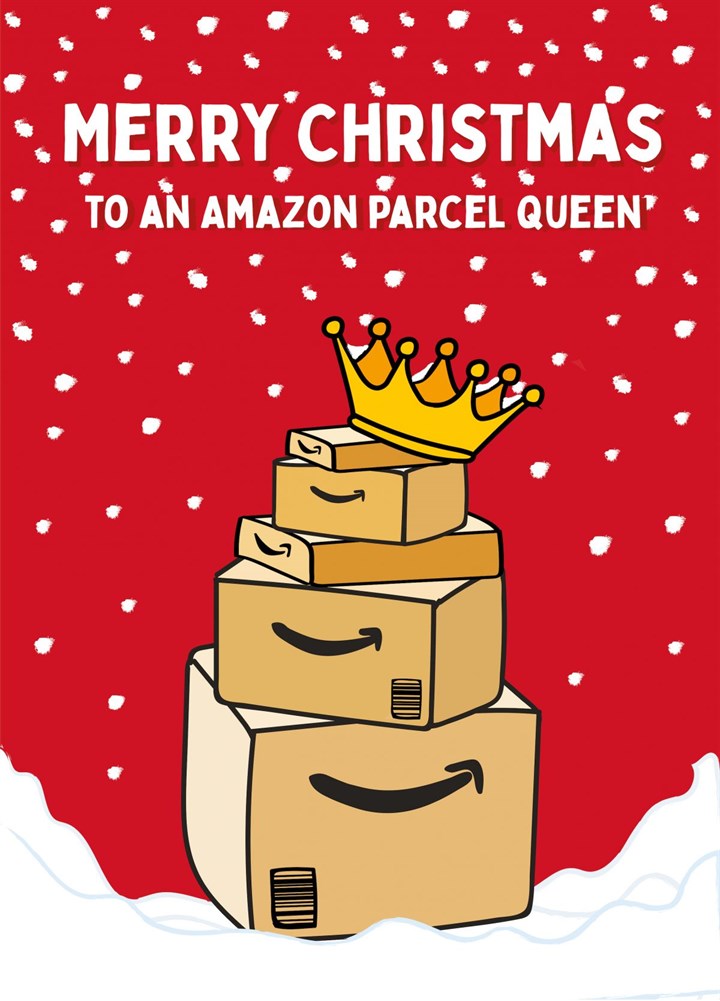Merry Christmas Amazon Queen Card