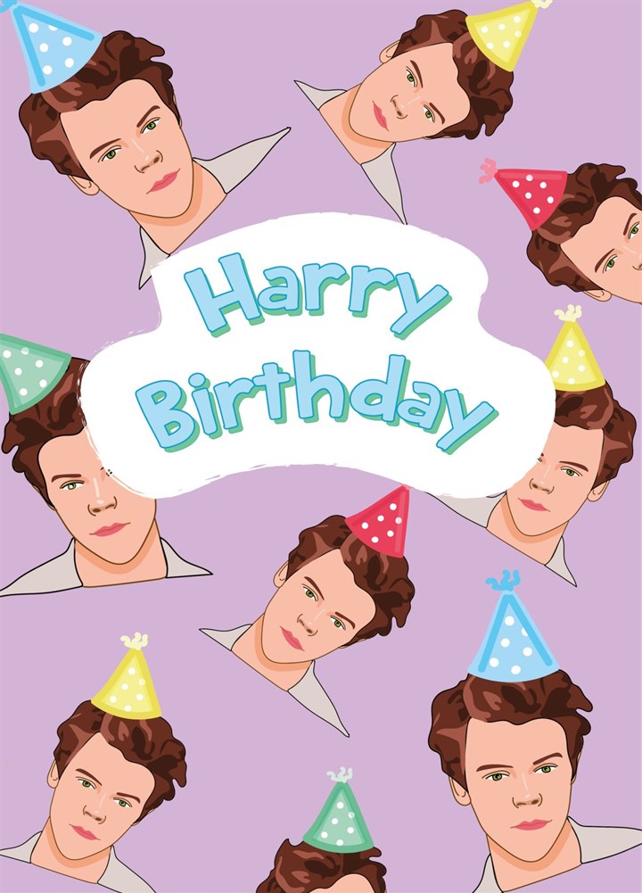 Harry Birthday - Harry Styles Birthday Card