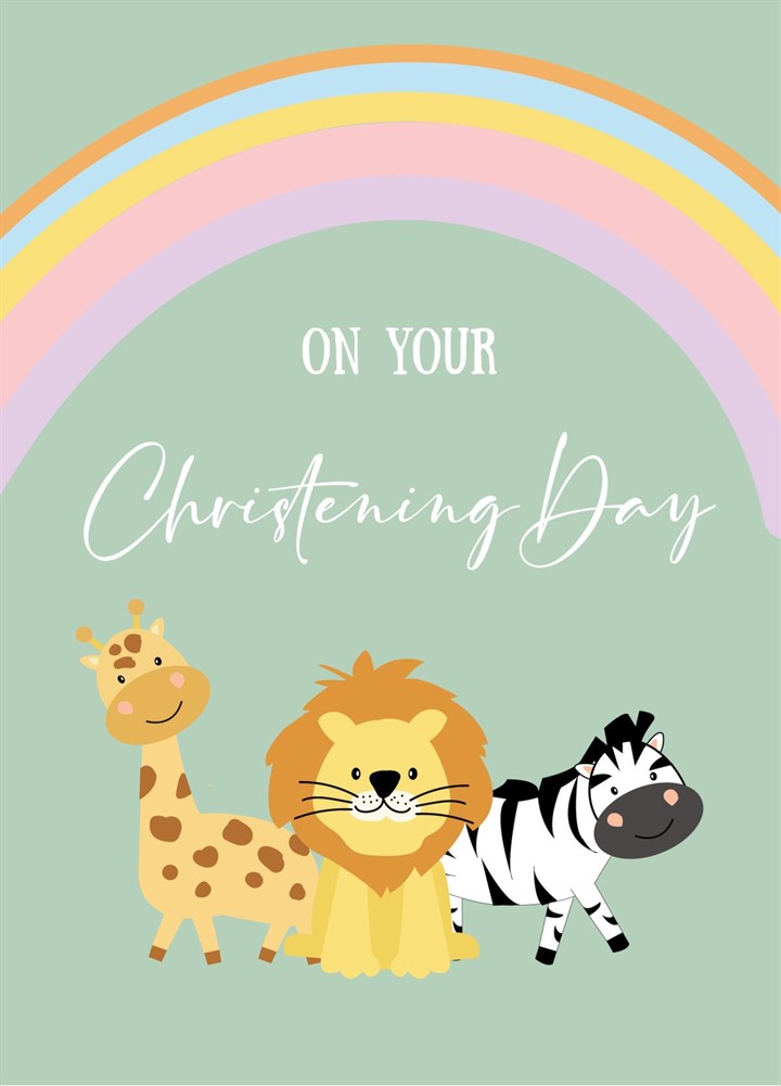 Happy Christening Day Card