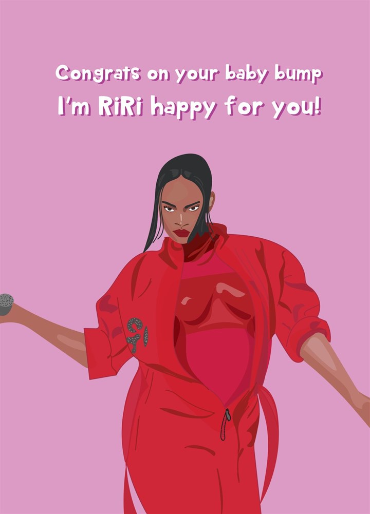 RiRi Congratulations On Your Pregnancy Card