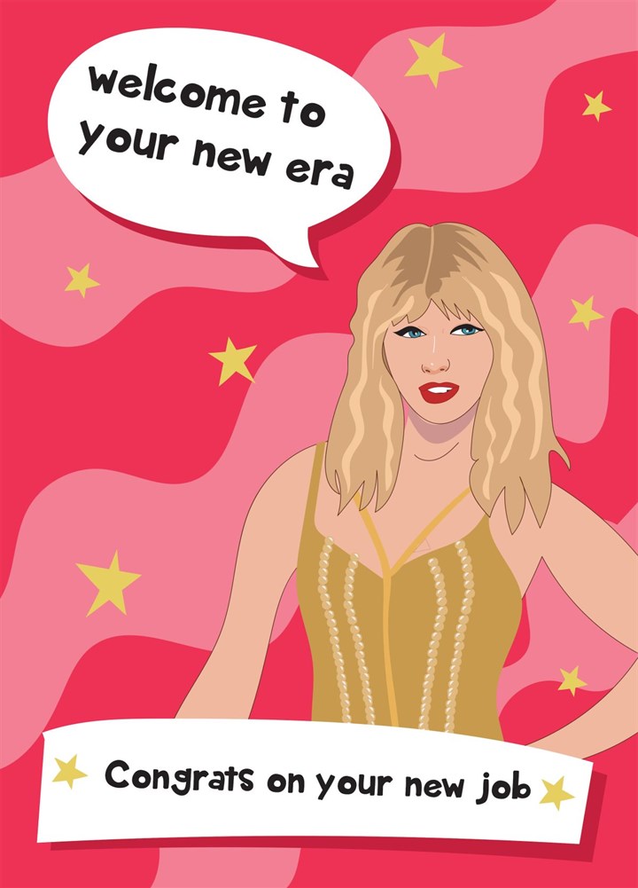Taylor Swift Welcome To Your New Job - New Job Card
