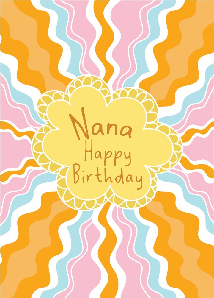 Happy Birthday Nana Card