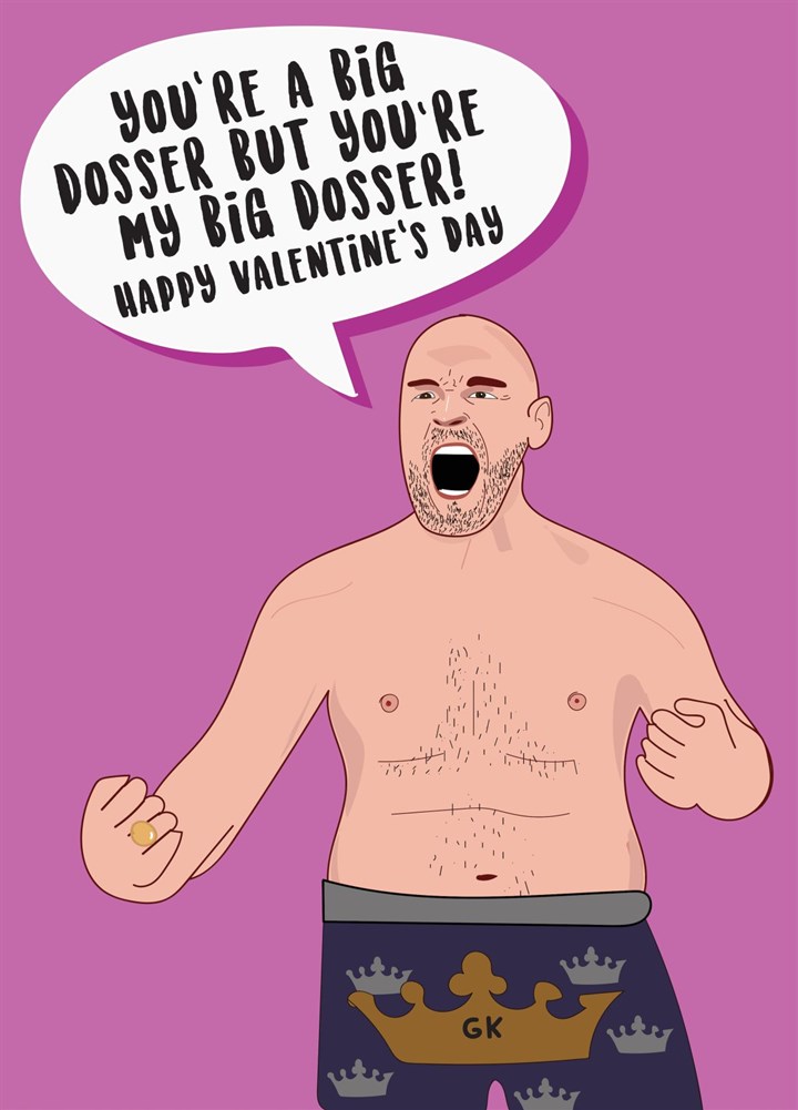 Tyson Fury Valentine's Day Card