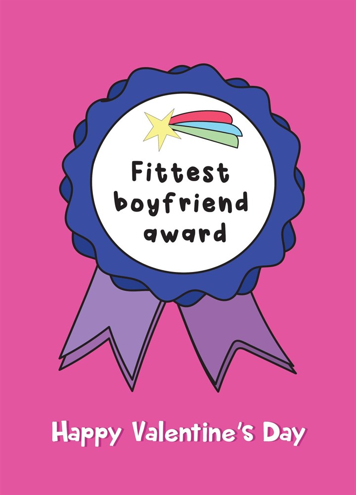 Fittest Boyfriend - Happy Valentine's Day Card