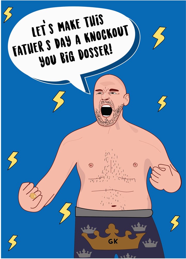 Tyson Fury Father's Day Card