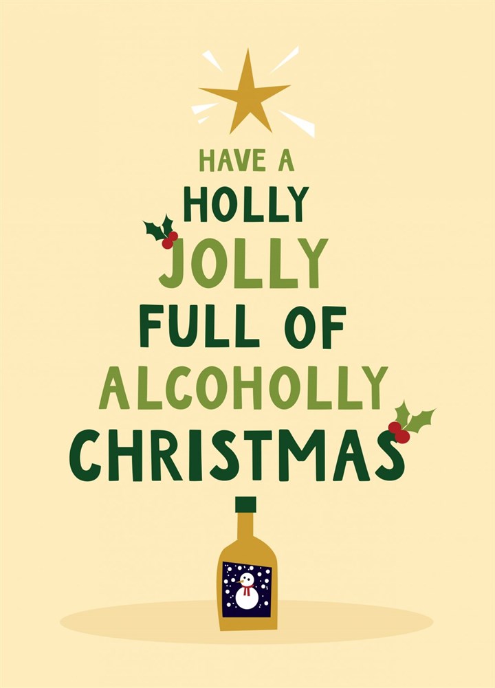 Alcoholly Christmas Card