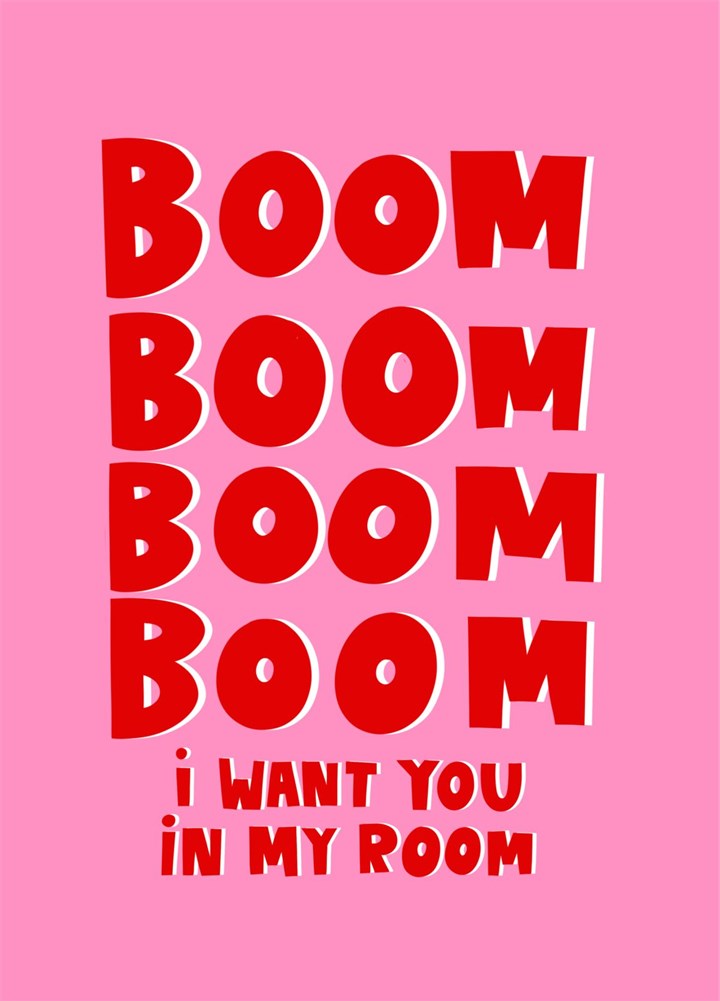 Vengaboys Boom Boom Valentine's Card