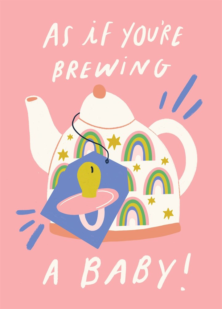 Brewing A Baby Card