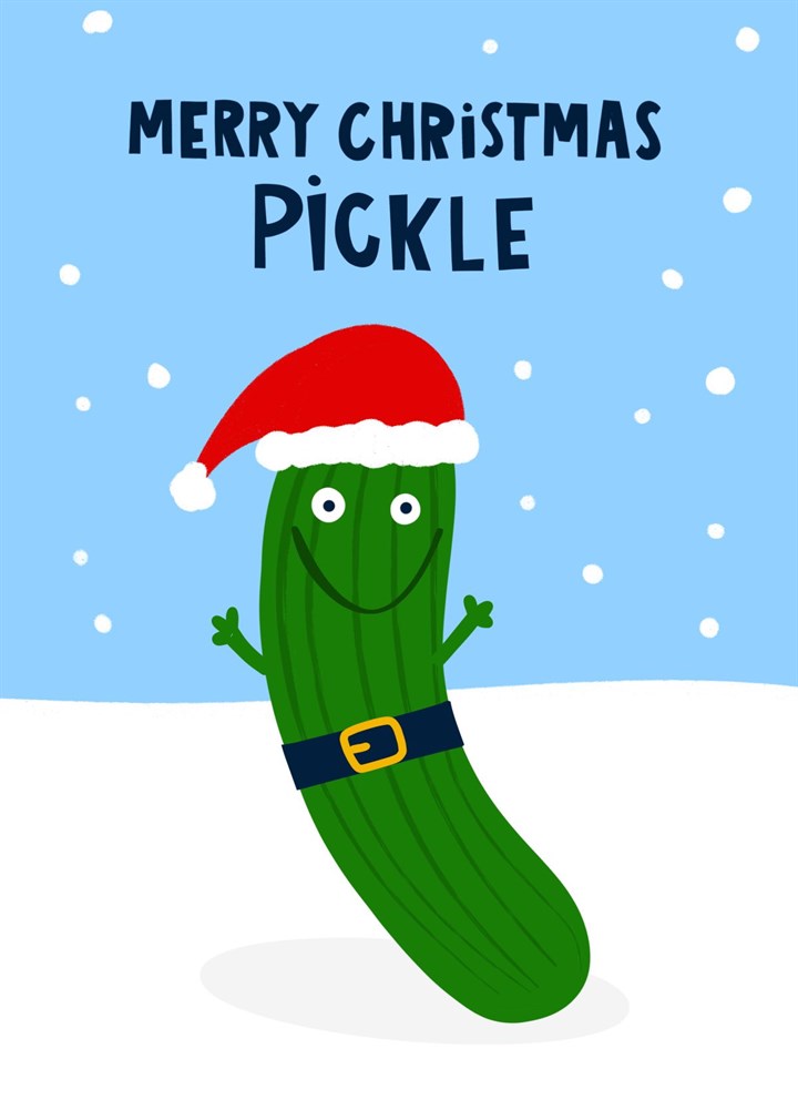 Christmas Pickle Card