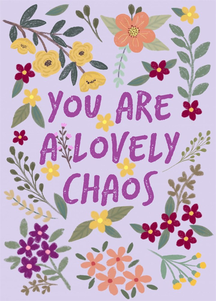 Lovely Chaos Valentine's Card
