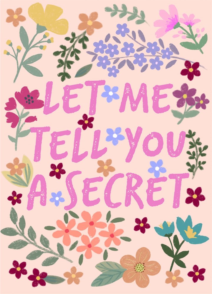 Let Me Tell You A Secret Card