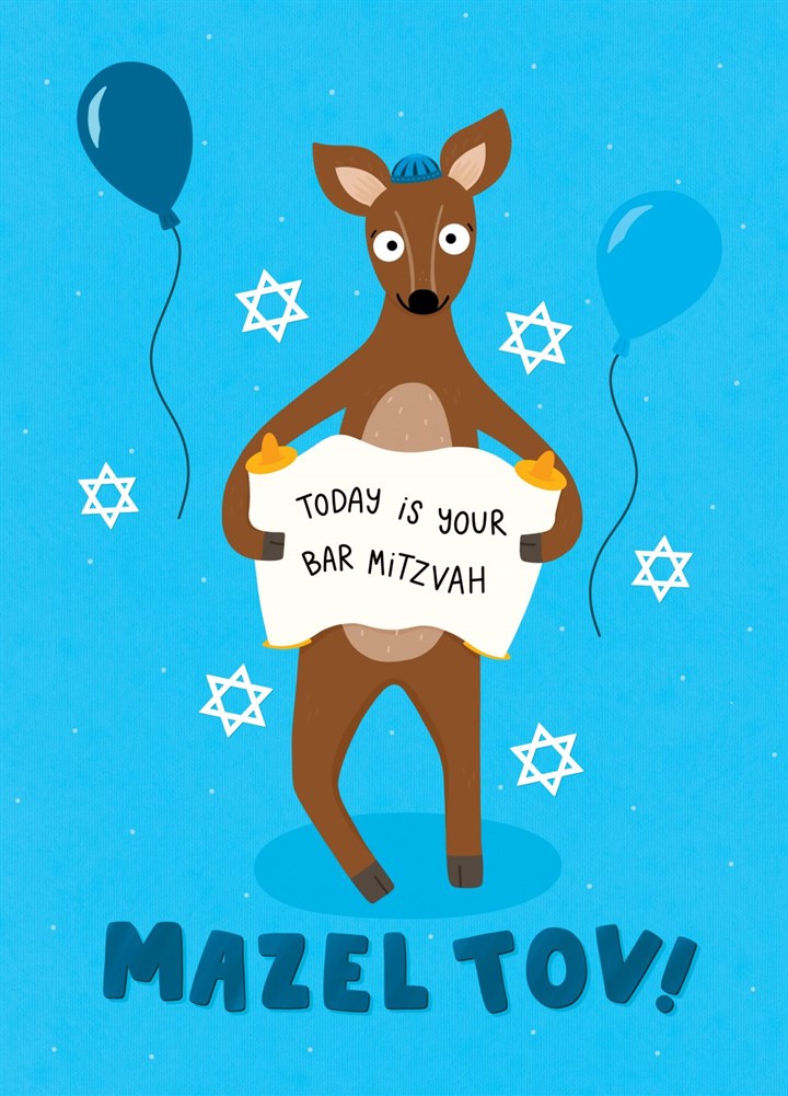 It's Your Bar Mitzvah Card