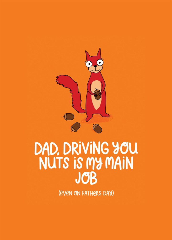 Driving You Nuts Card