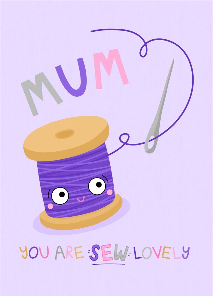 Sew Lovely Mum Card